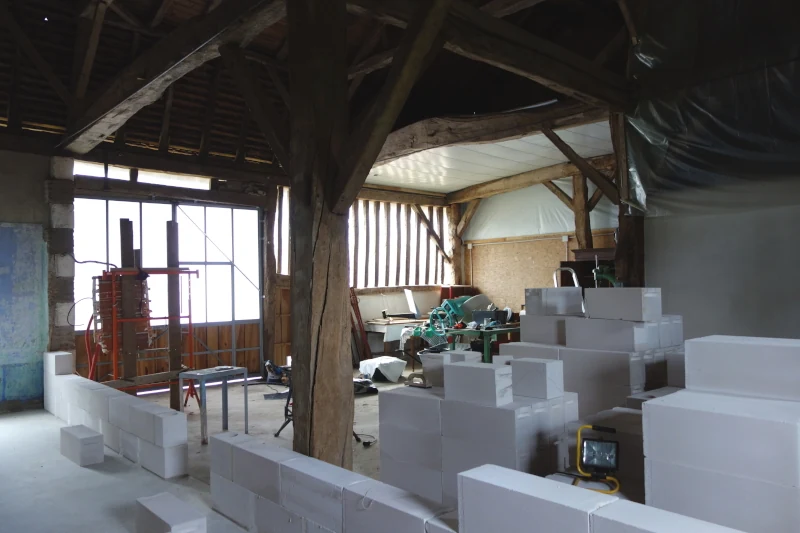 Une image montrant la gestion du chantier.