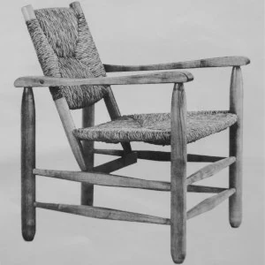 une silhouette de fauteuil